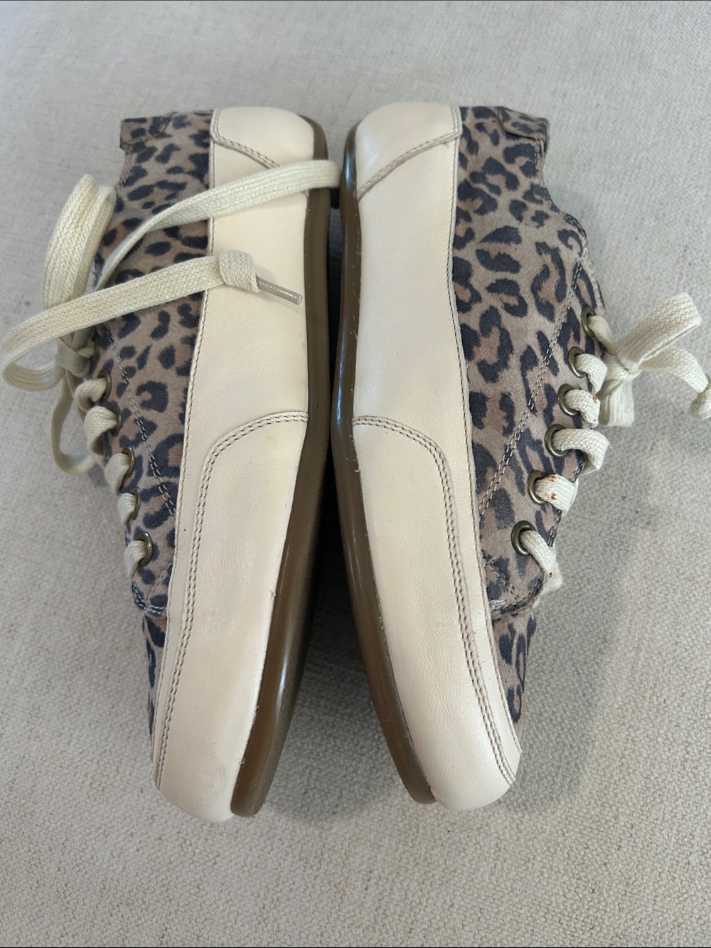 Beek Sanderling Sneaker Leopard print, size 7, NEW display pair, laces flawed - Picture 6 of 13